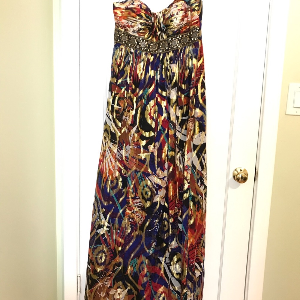 Colorful maxi dress